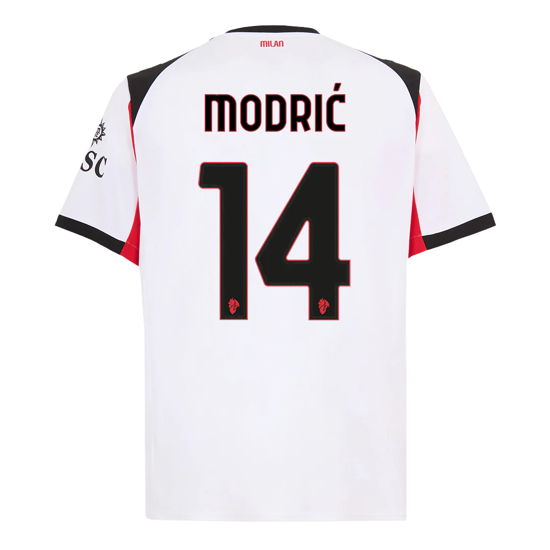 MODRIĆ #14 AC Milan Away Soccer Jersey 2025/26