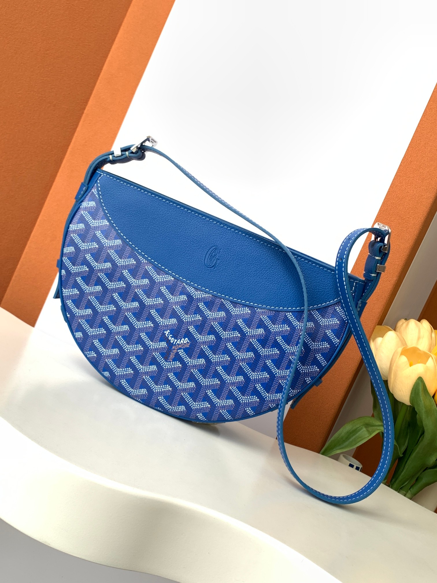 Goyard Hirondelle Bag – Bagistry Closet Blue 25cm