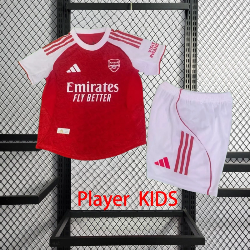 Player 2025-26 Arsenal Home Kids football jersey Player KIDS