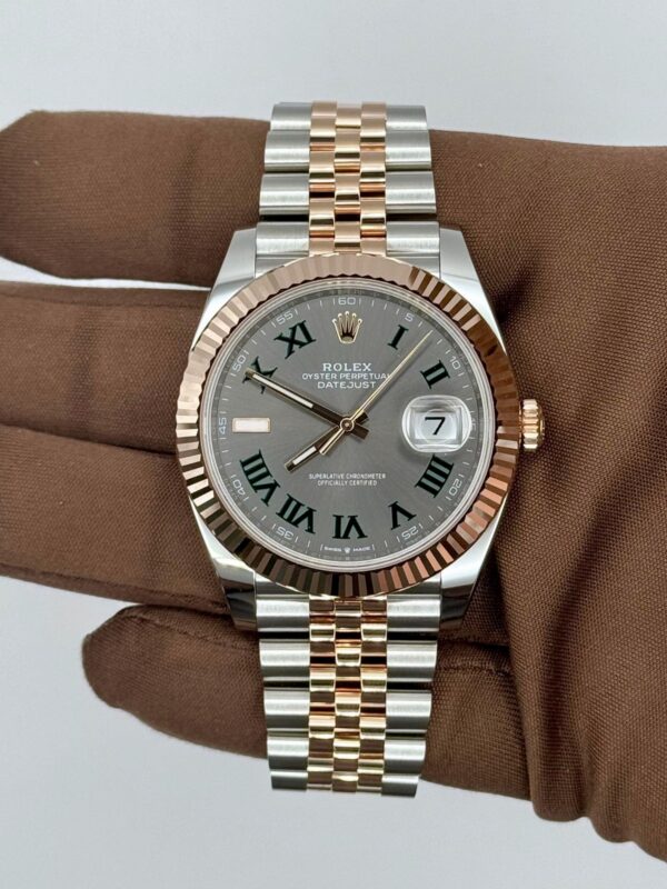 [Superclone] Rolex Datejust 36mm Slate Dial Everose Jubilee 126231