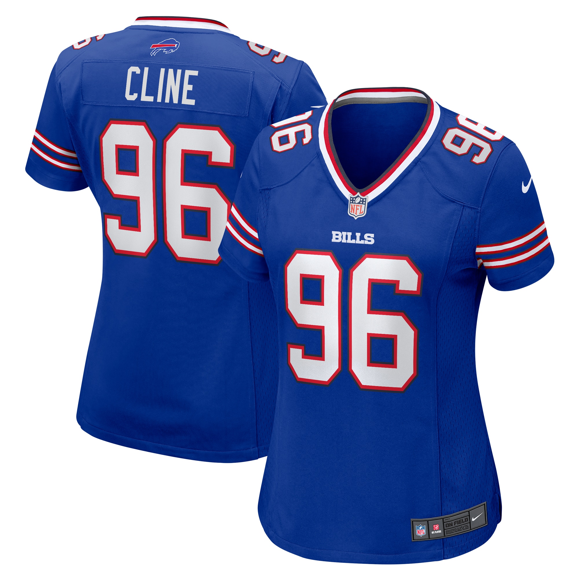 Kameron Cline Buffalo Bills Nike Women's Team Game Jersey -  Royal