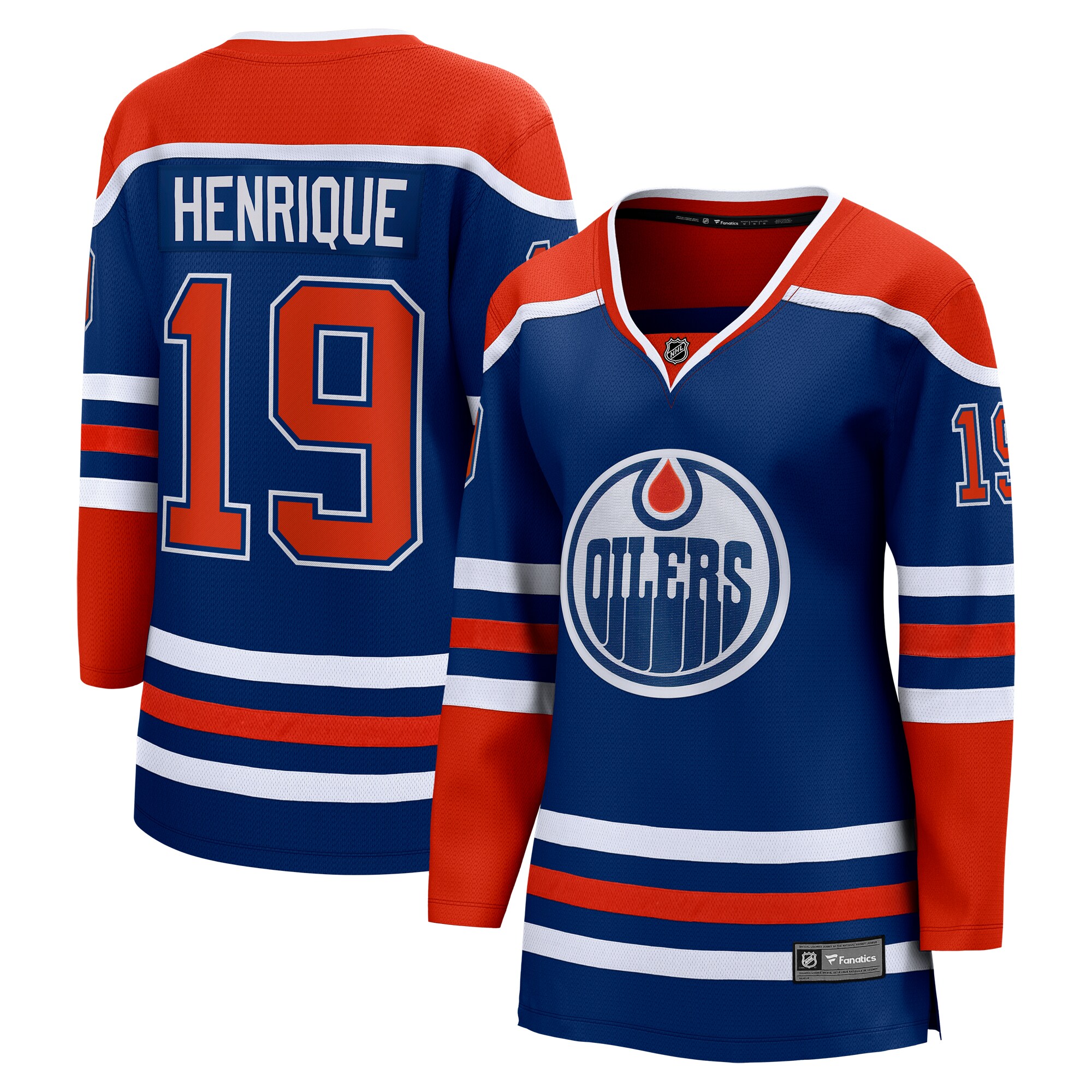 Adam Henrique Edmonton Oilers Fanatics Women’s Home Breakaway Player Jersey – Royal