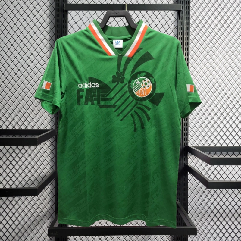 retro 1994 Republic of Ireland home football jersey retro