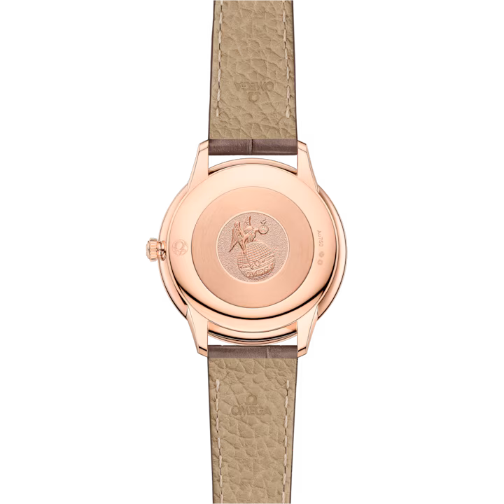 Omega De Ville Prestige 30mm White Dial with Diamonds Sedna™ 18k Rose Gold Strap 434.53.30.60.55.001
