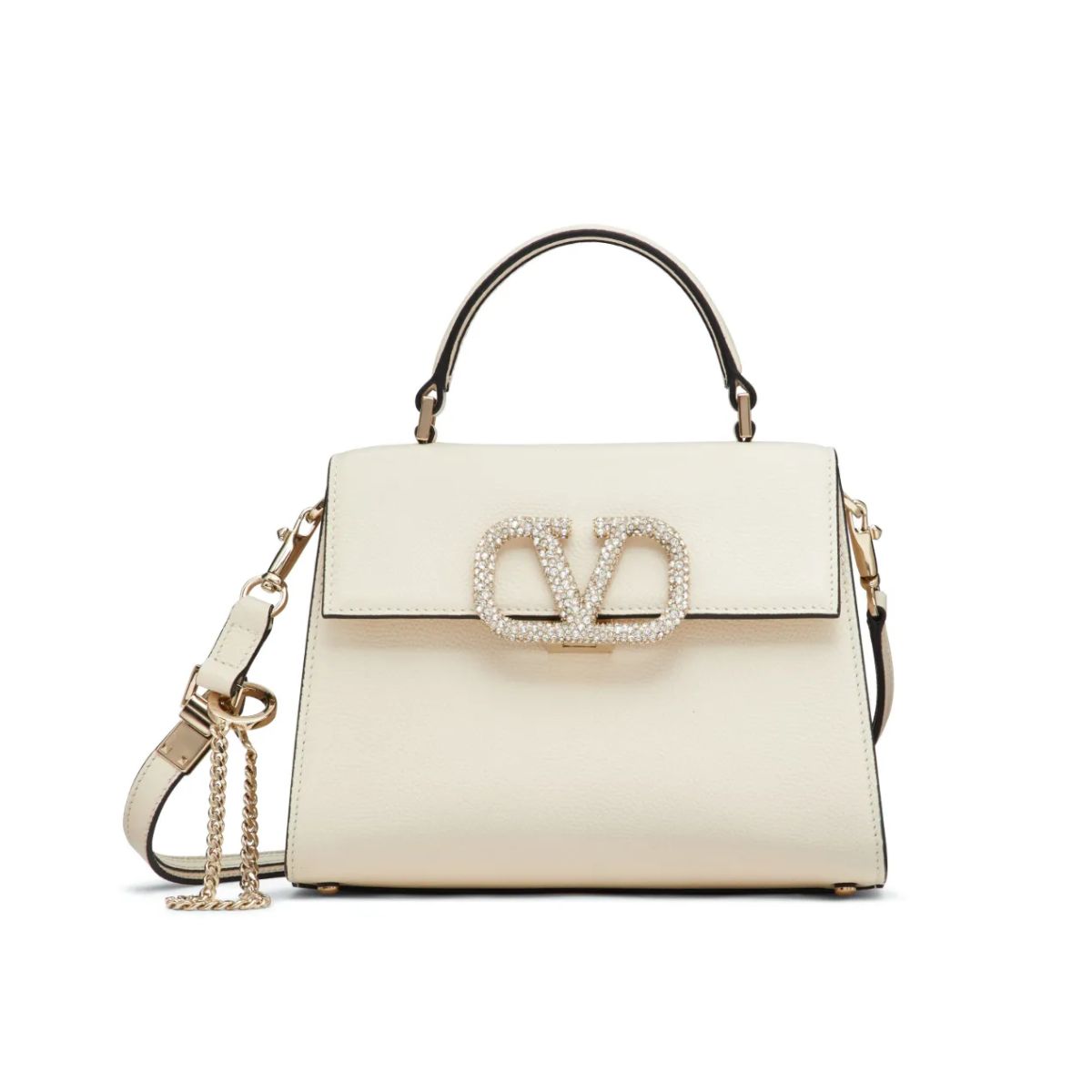 Valentino Garavani VSling Small Embellished leather Tote Bag 18Cm