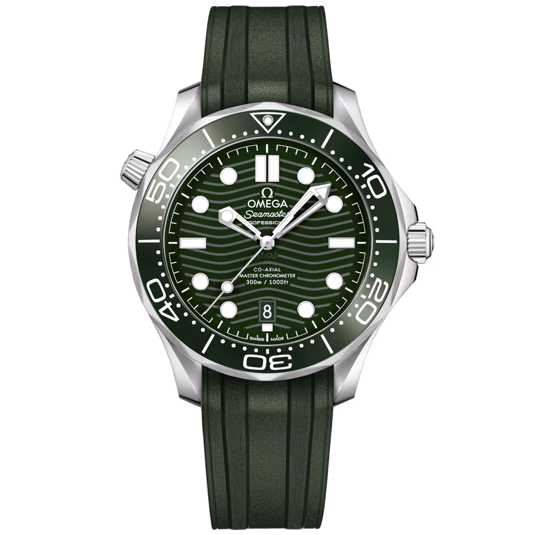 Omega Seamaster Diver 300M 42mm Green Dial Stainless Steel Strap 210.32.42.20.10.001