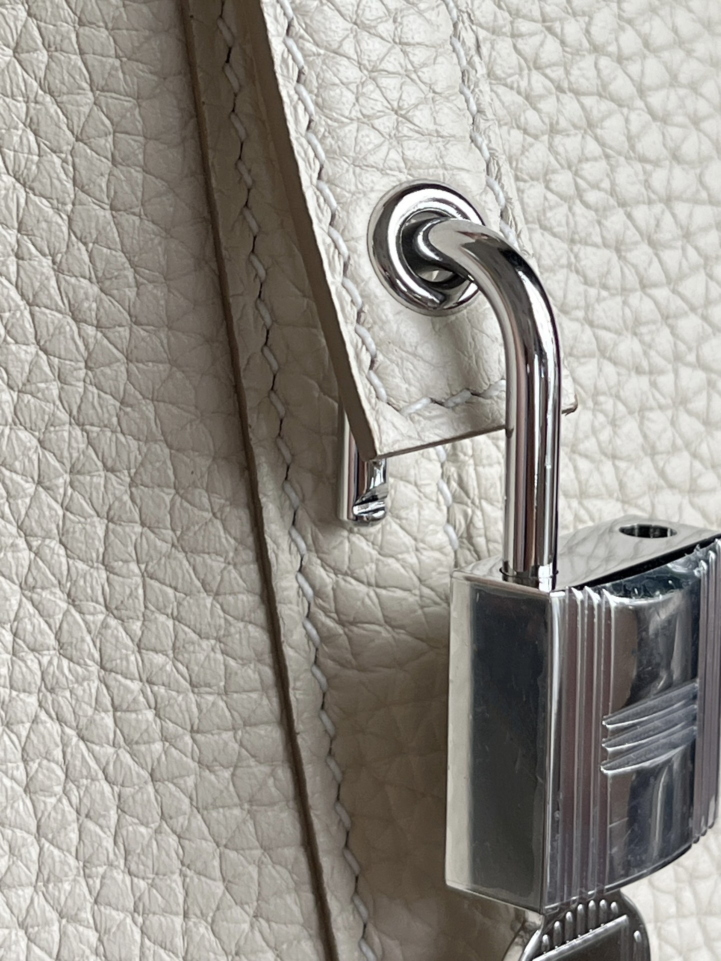 Hermes Picotin Lock 18Cm White