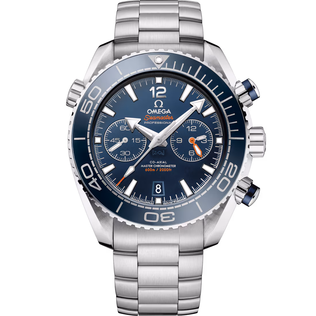 Omega Seamaster Planet Ocean 600M 45.5mm Blue Dial Stainless Steel Bracelet 215.30.46.51.03.001