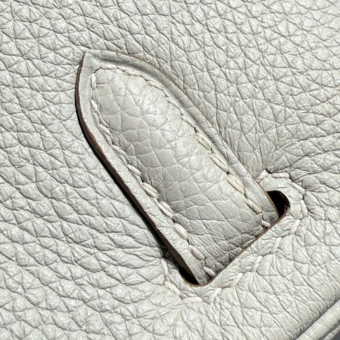 Hermes Birkin 25Cm White Togo Leather Silver Hardware 237490