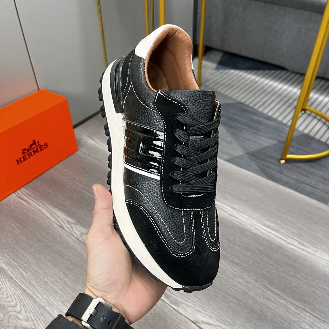 Hermes Trail Sneaker Black