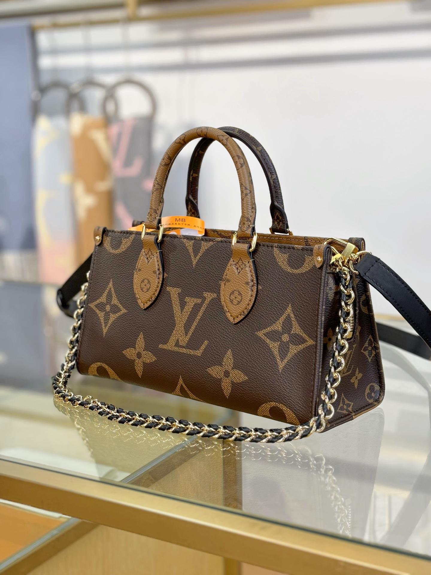 Louis Vuitton LV x TM OnTheGo East West Chain Bag ‘Black’ M14236 25cm/ 9.8in