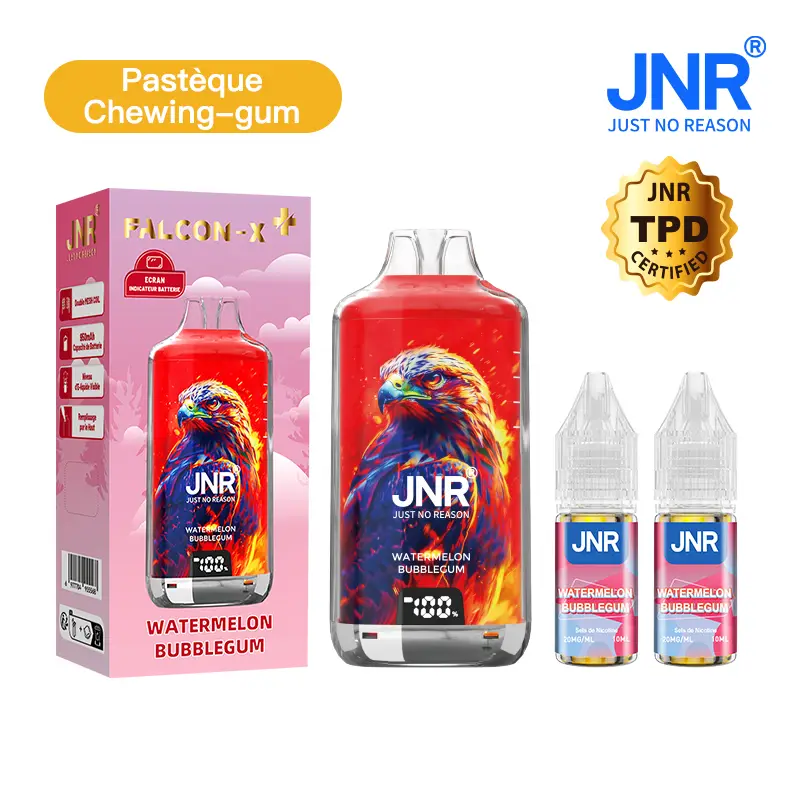 JNR Falcon X⁺ (Falcon X Plus) 28000 Puffs - Kit Pod Remplissable et Rechargeable