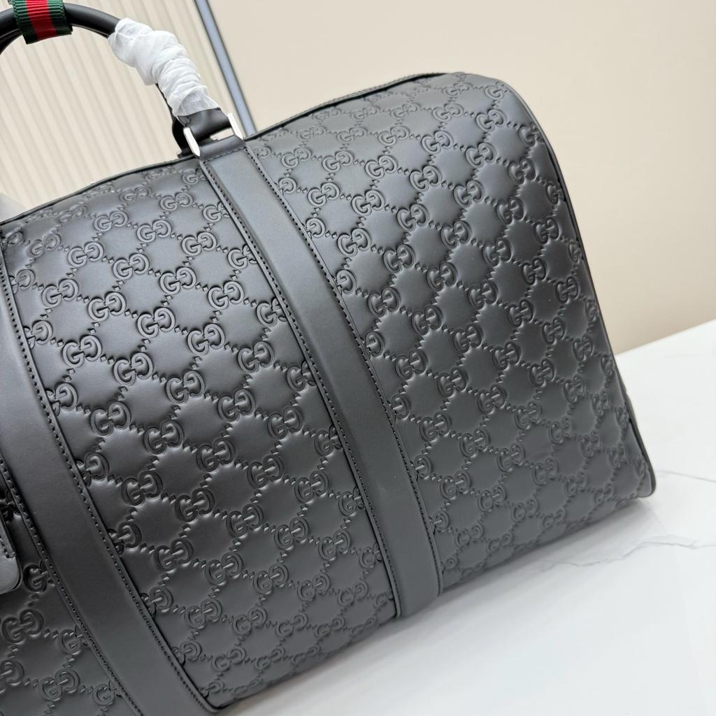 Gucci GG Emblem Medium Duffle Bag Grey 45cm/29in
