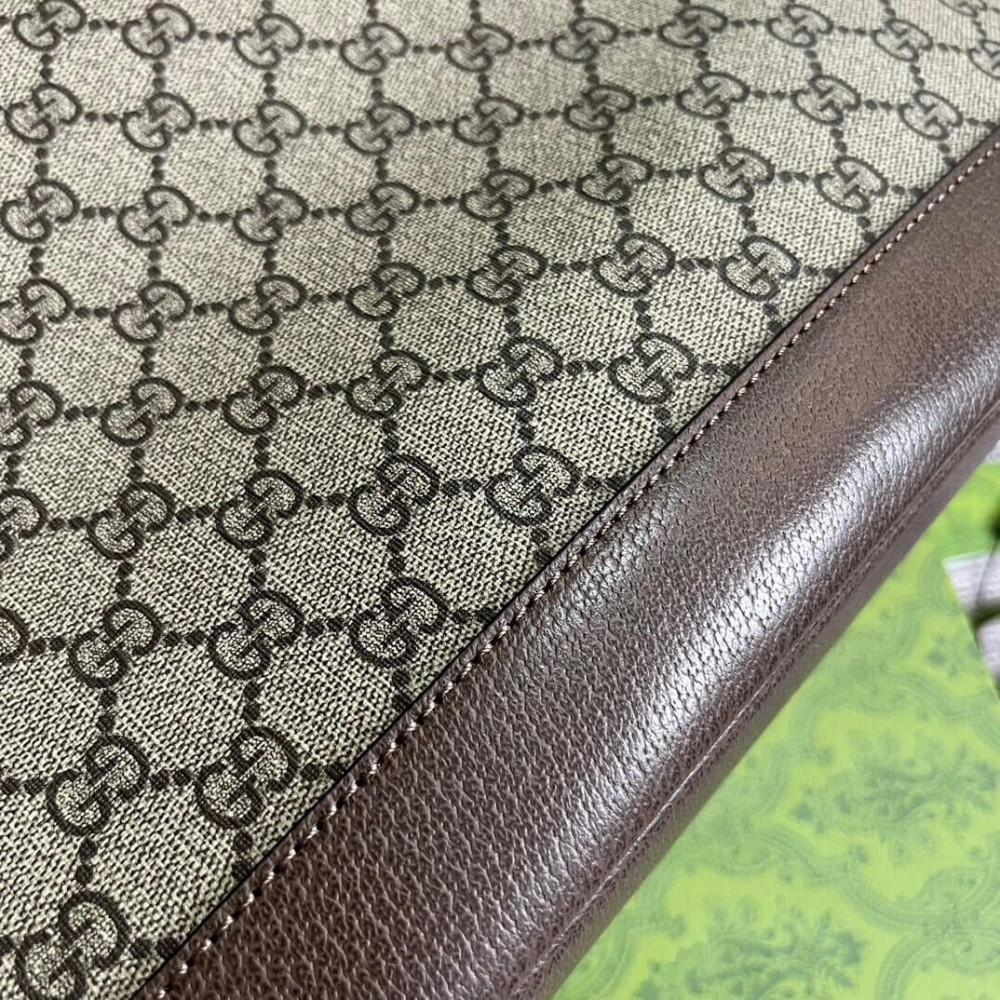 Gucci Ophidia GG Supreme Shoulder Tote Beige/Ebony 38.5cm/15.2in
