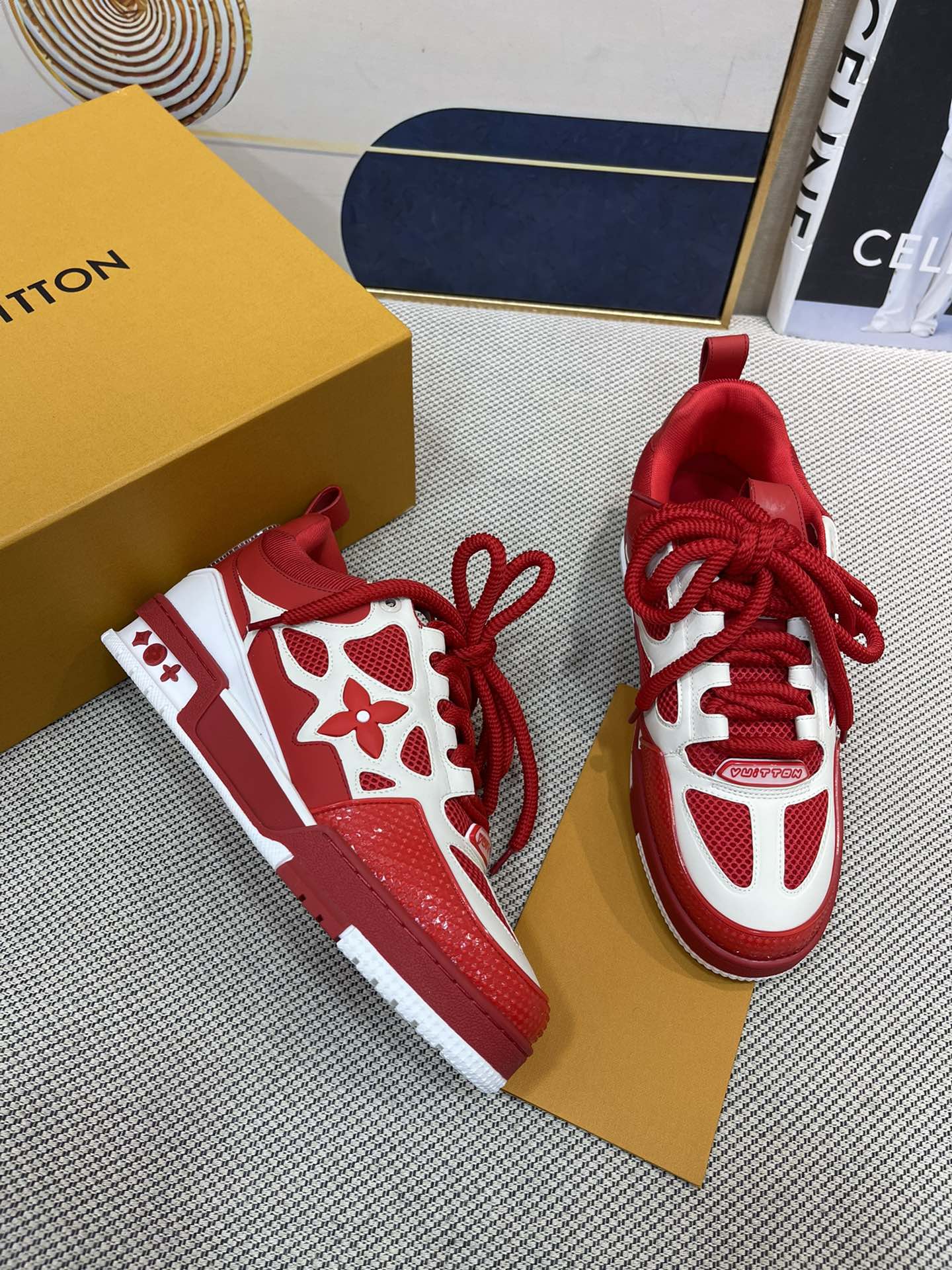 Louis Vuitton Lv Skate Sneaker Red