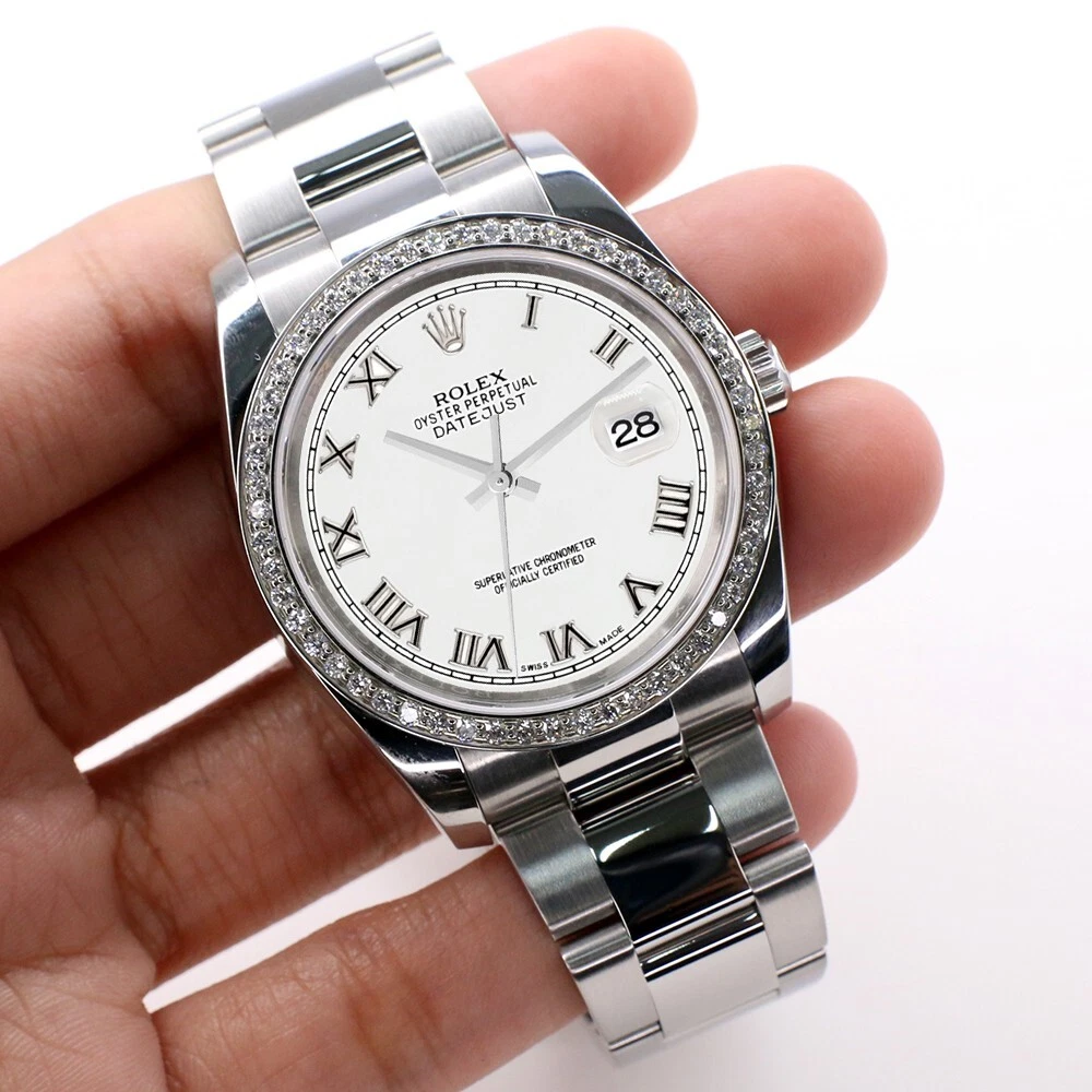 [Superclone] Rolex Datejust 36mm White Dial Jubilee 126284RBR