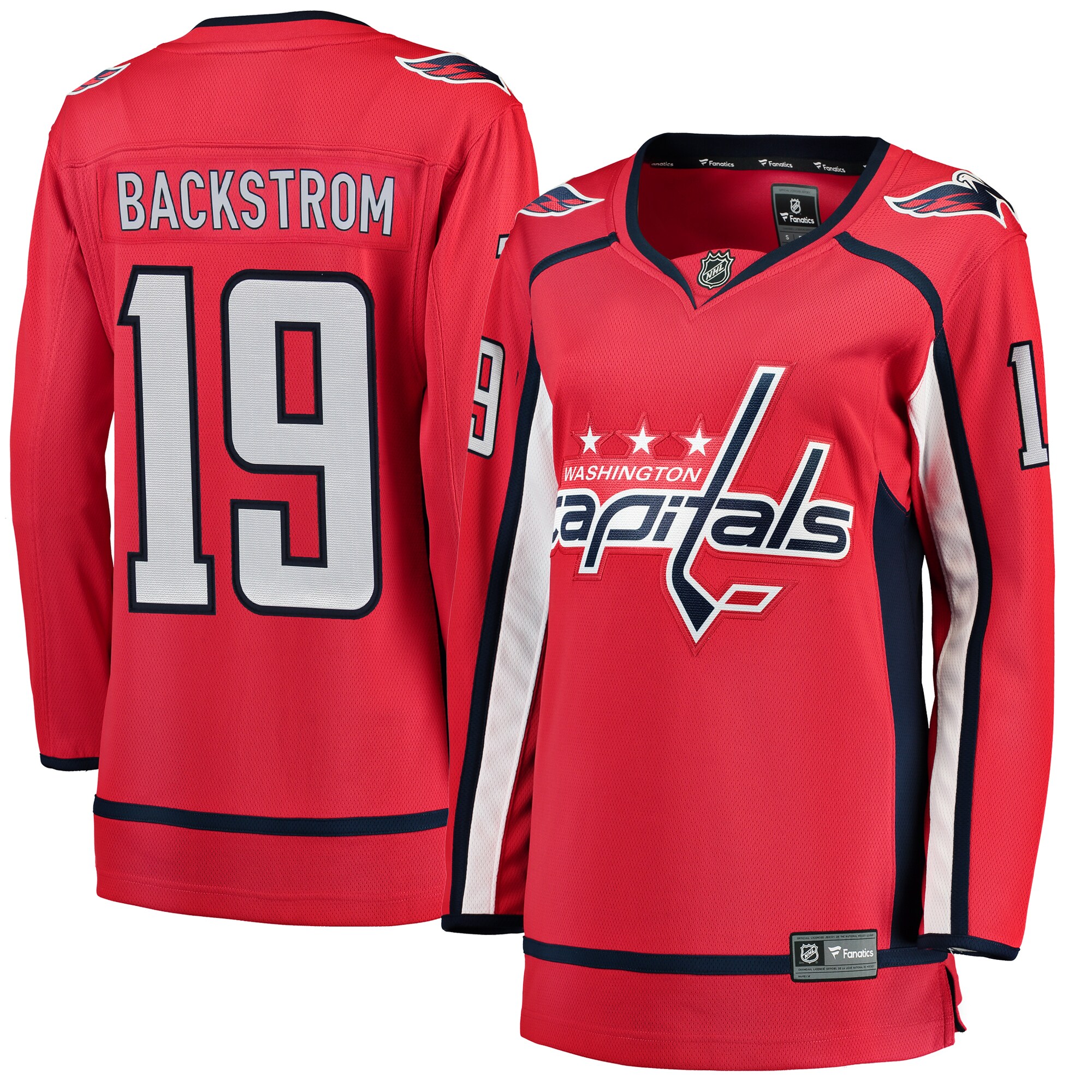 Nicklas Backstrom Washington Capitals Fanatics Women’s Home Breakaway Player Jersey – Red