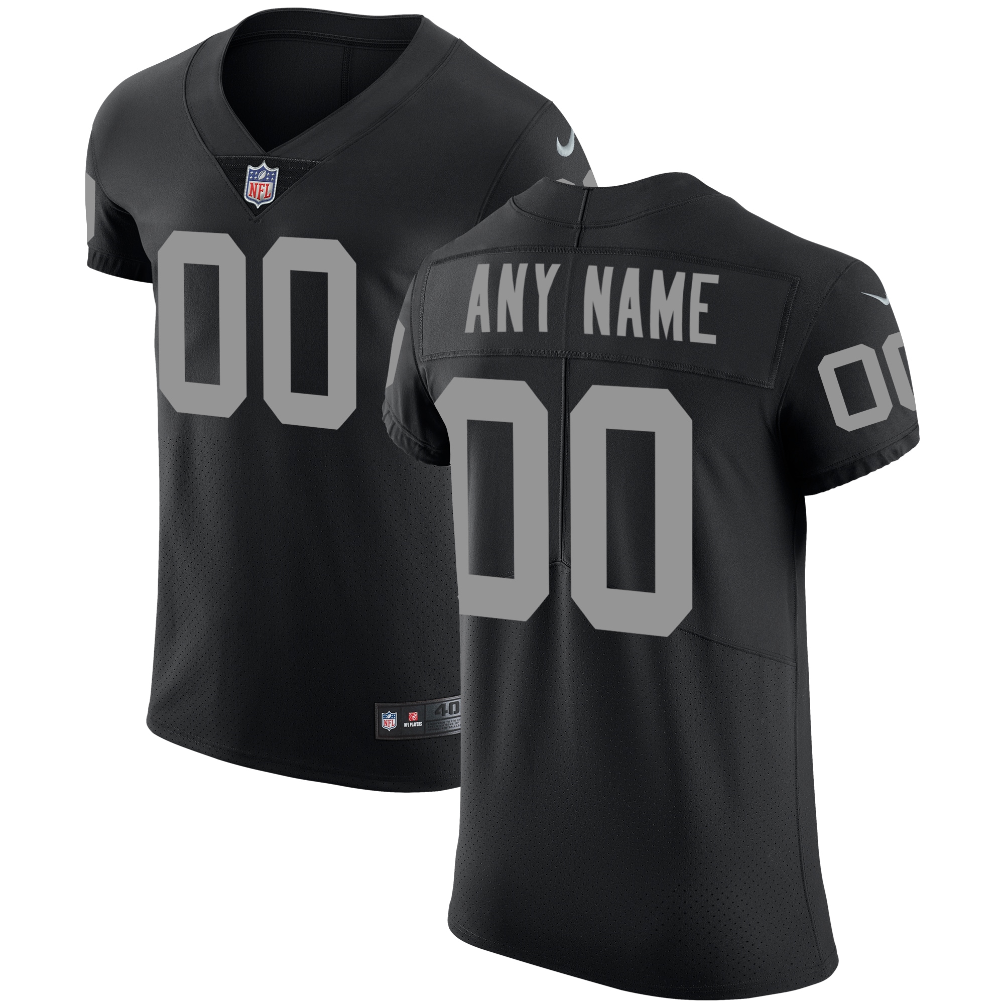 Las Vegas Raiders Nike Vapor Untouchable Custom Elite Jersey - Black