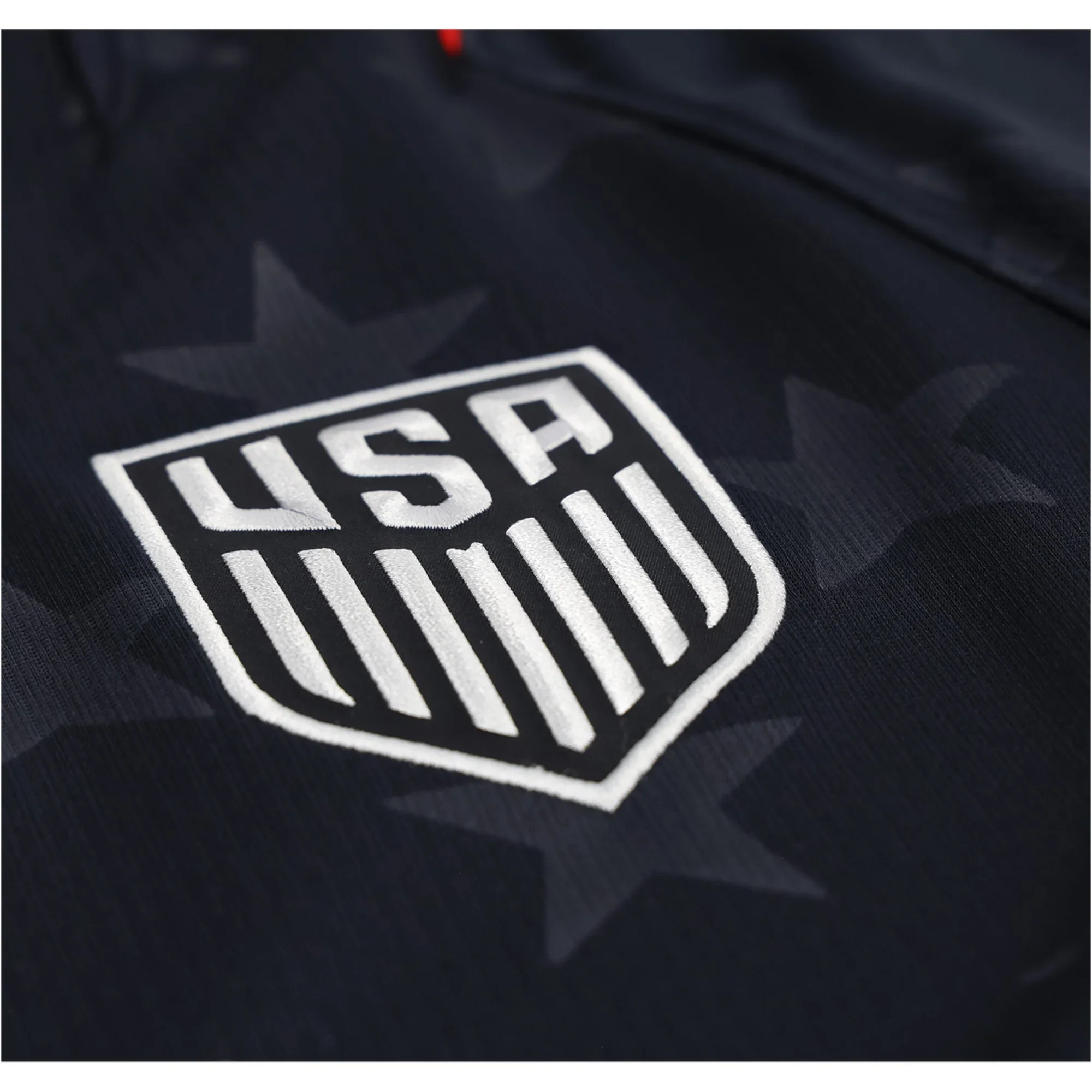 Nike Mens Adams United States Away Stadium Jersey 2026 (Dark Obsidian/Pure Platinum)