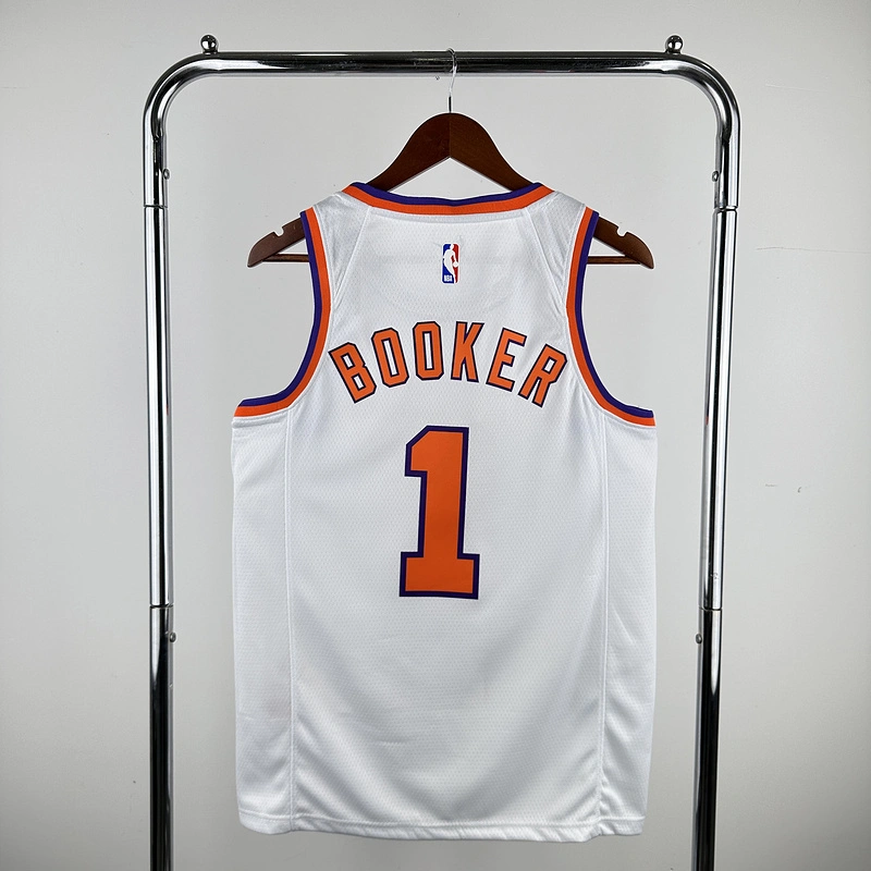 2018 NBA Phoenix Suns 1 BOOKER Basketball Jersey