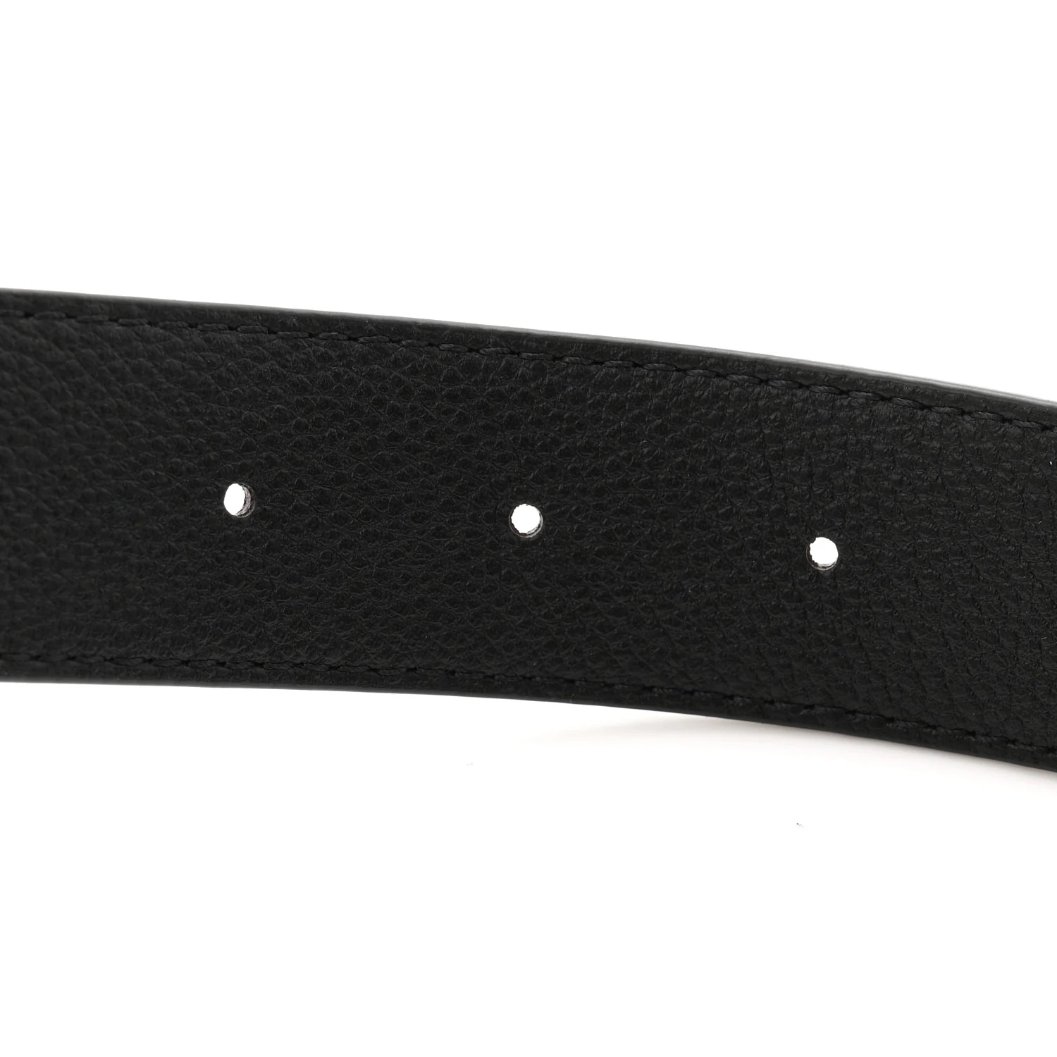 Calfskin Monogram 30mm LV Initiales Reversible Belt 75 30 Black