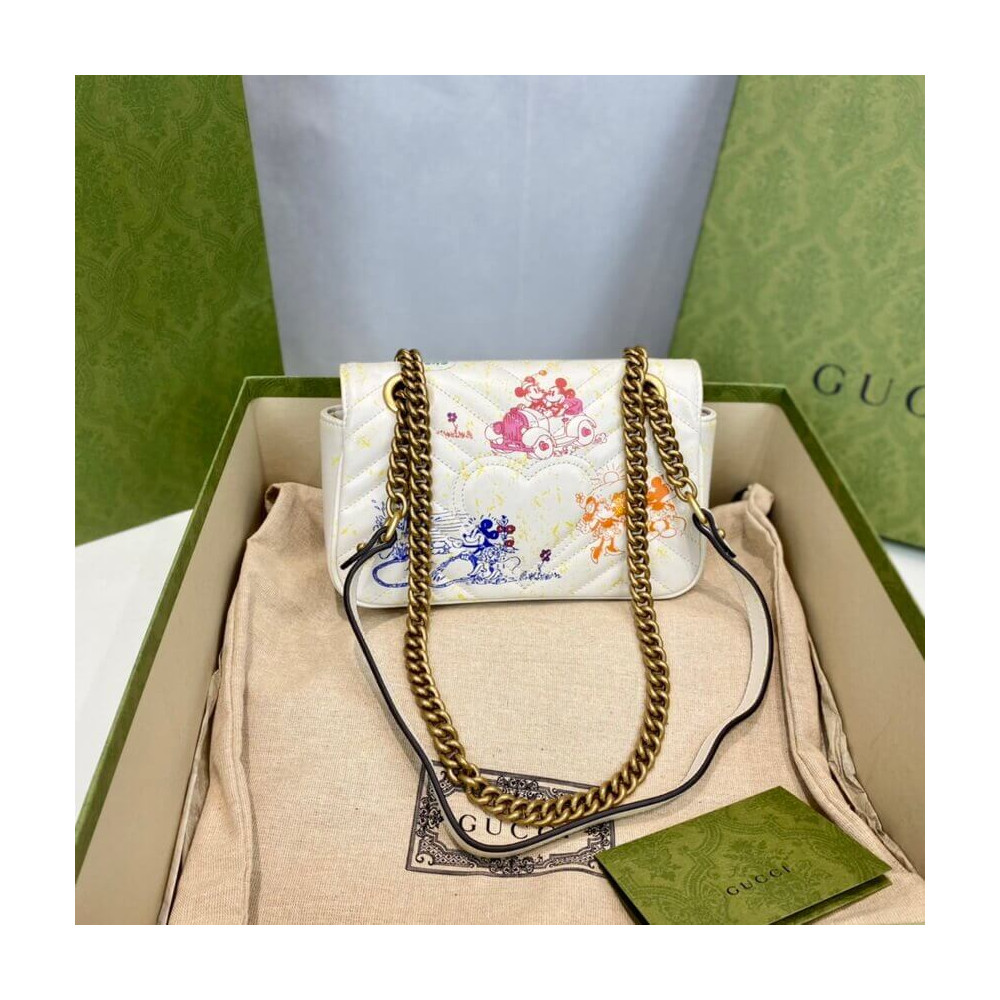 Disney x Gucci GG Marmont Small Shoulder Bag 23cm