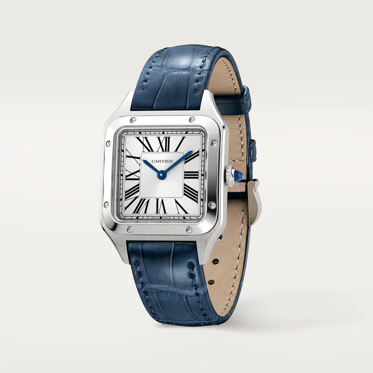 Cartier SANTOS-DUMONT Blue Strap 38mm