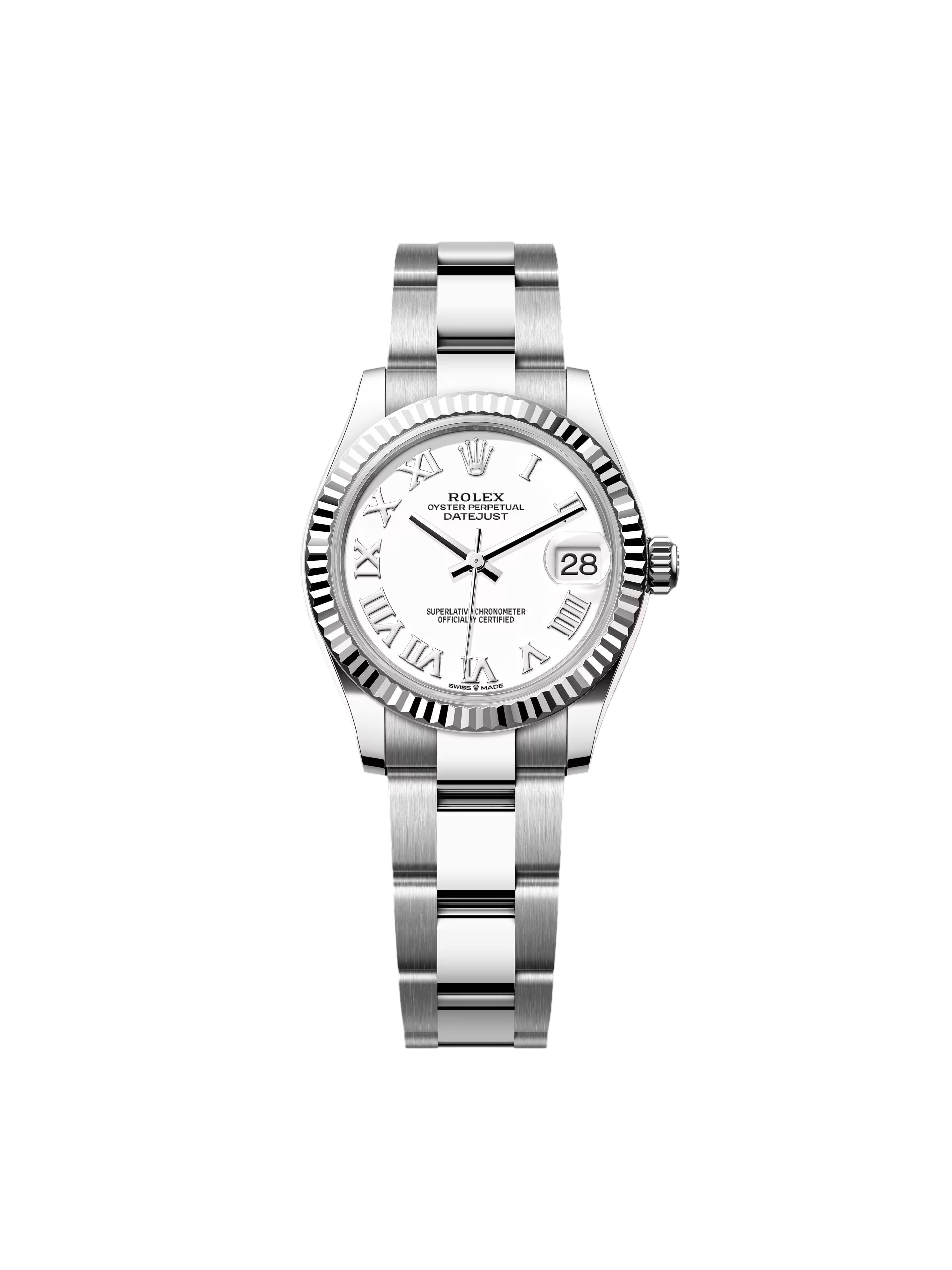 Rolex Datejust m278274-0009/0010 White 31mm Dial Oyster Watch