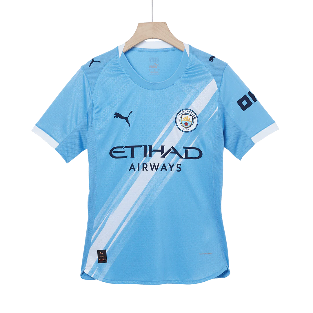 HAALAND #9 Manchester City Home Player Version Soccer Jersey 2025/26 Blue
