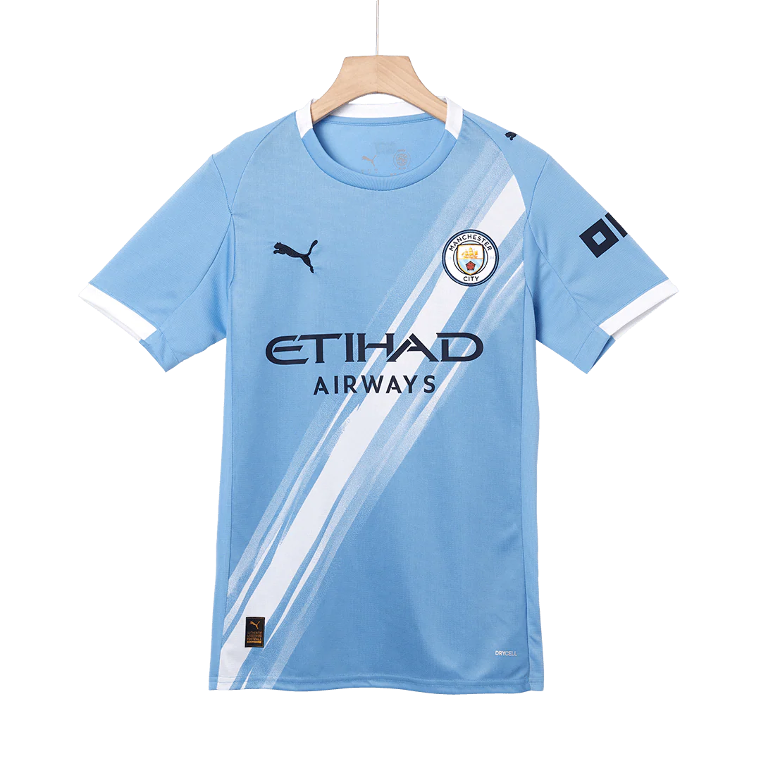 HAALAND #9 Manchester City Home Soccer Jersey 2025/26 Blue