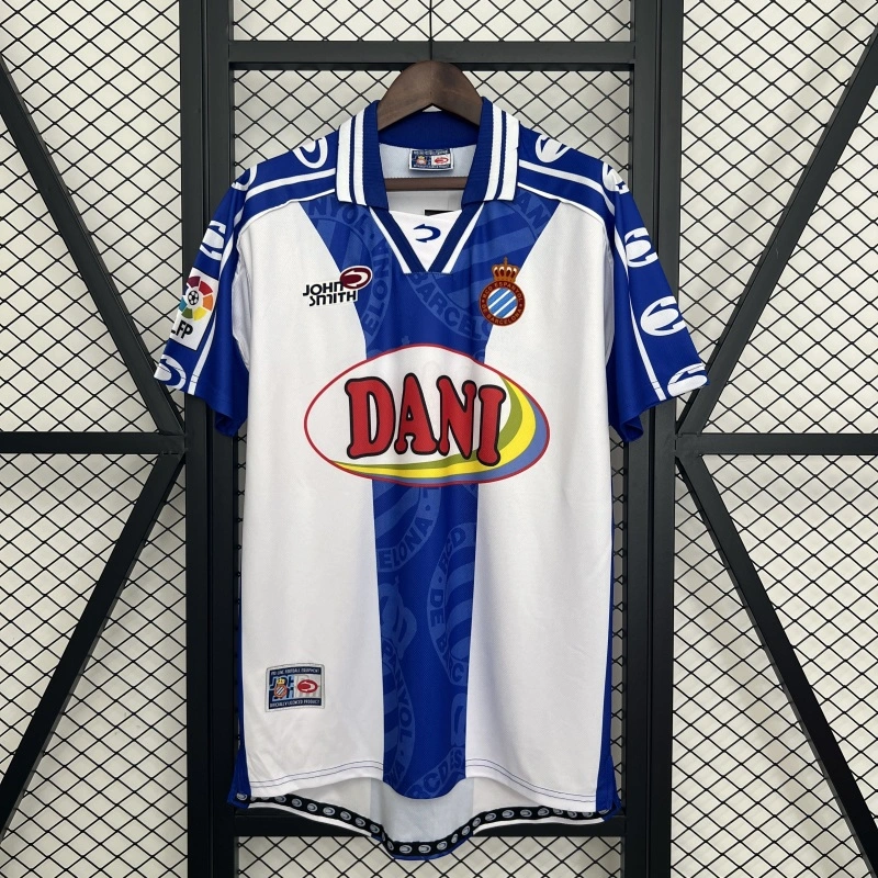 Retro 1999-00 Espanyol Home Football jersey retro