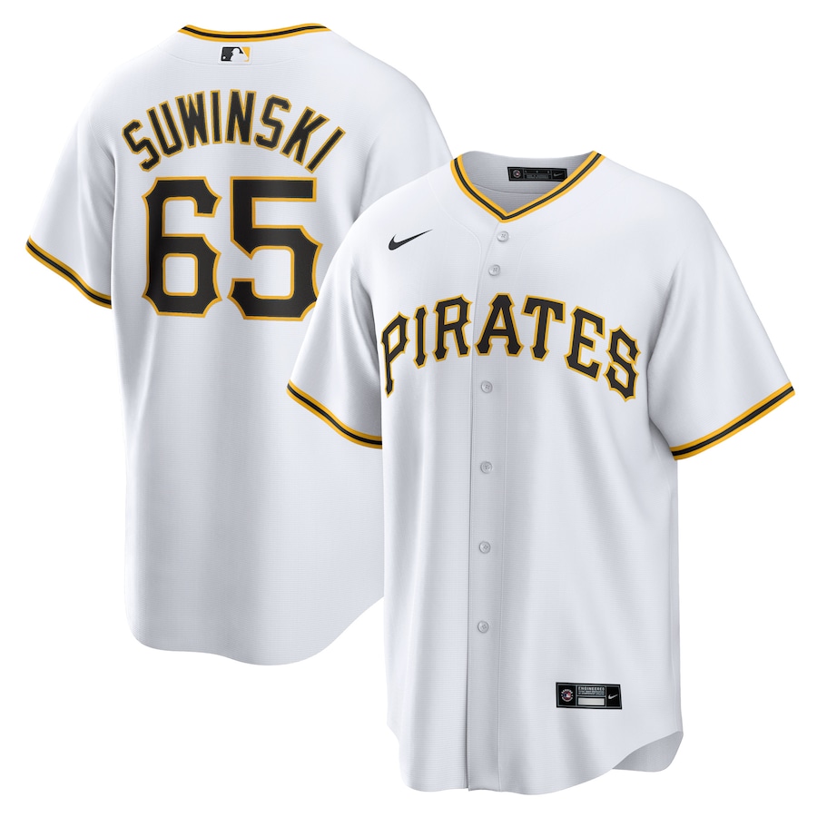 Jack Suwinski Pittsburgh Pirates Home Jersey White
