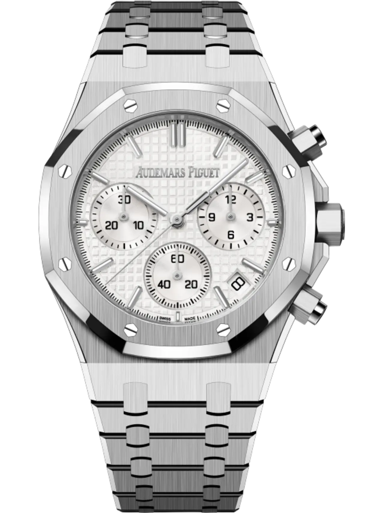Audemars Piguet ROYAL OAK Silver-Toned Dial CHRONOGRAPH 41mm