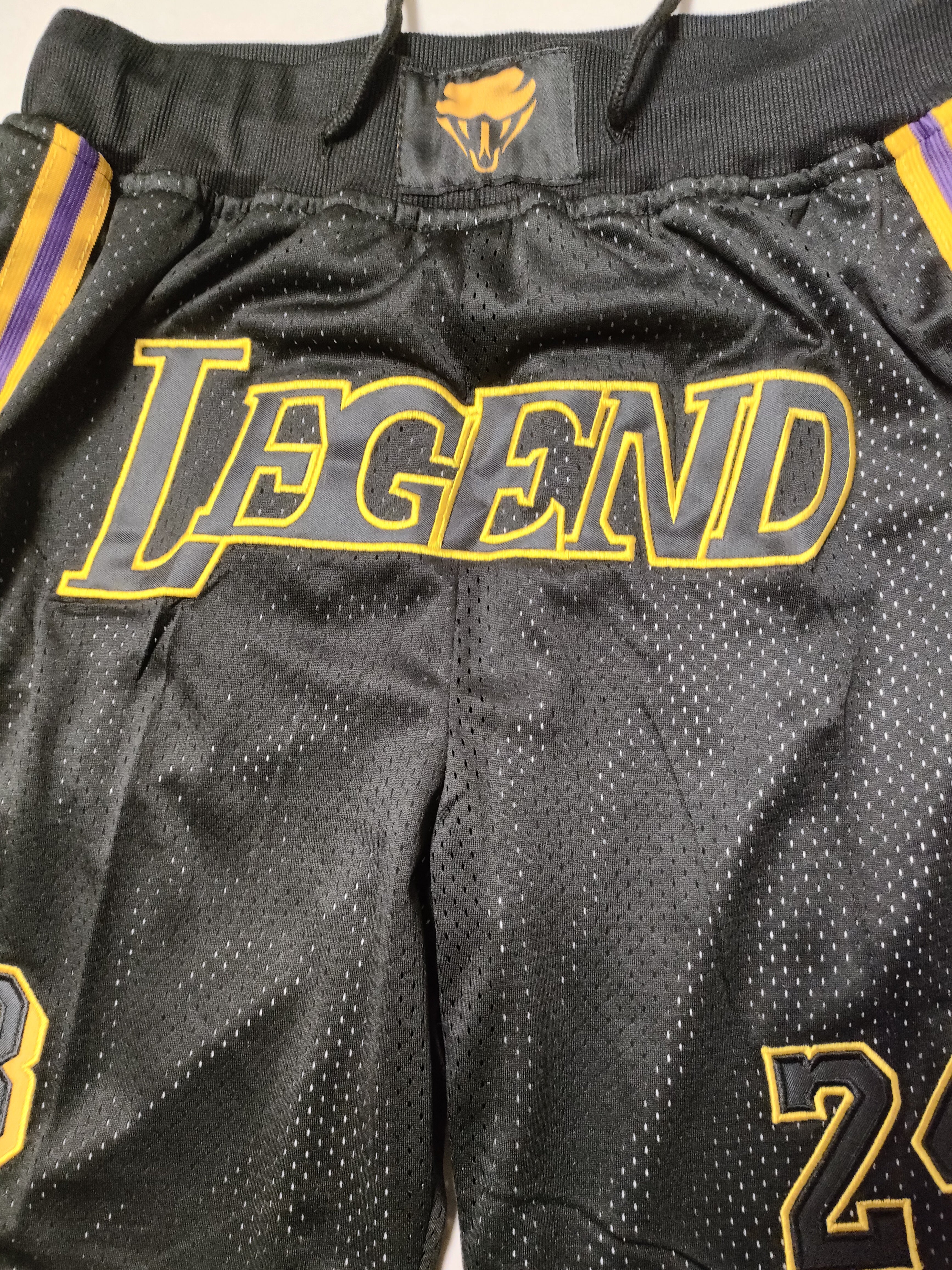 Los Angeles Lakers Mamba Black Pocket Pants