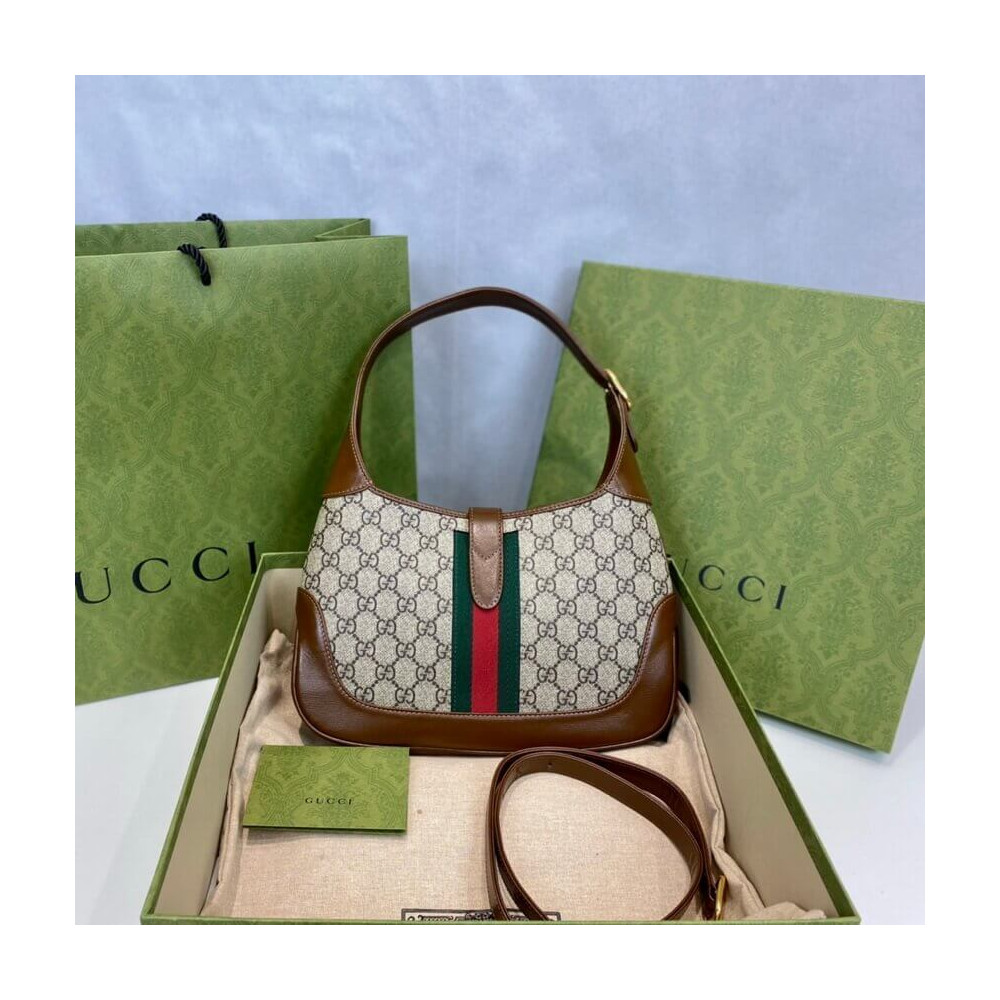 Gucci Jackie 1961 Small Shoulder Bag GG Supreme Canvas 28cm