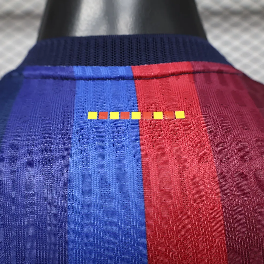 2026/27 La Liga Barcelona Team Home Football Jersey Player Version - JerseyFun