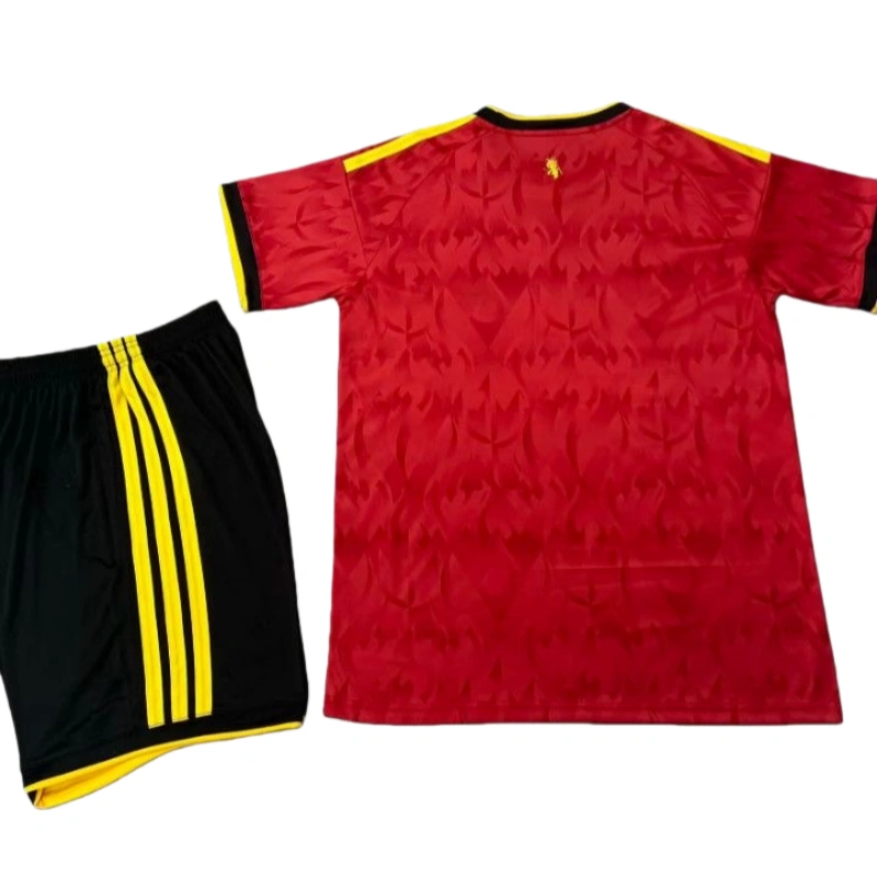World Cup 2026 Belgium Team Home Football Jersey Kids - JerseyFun