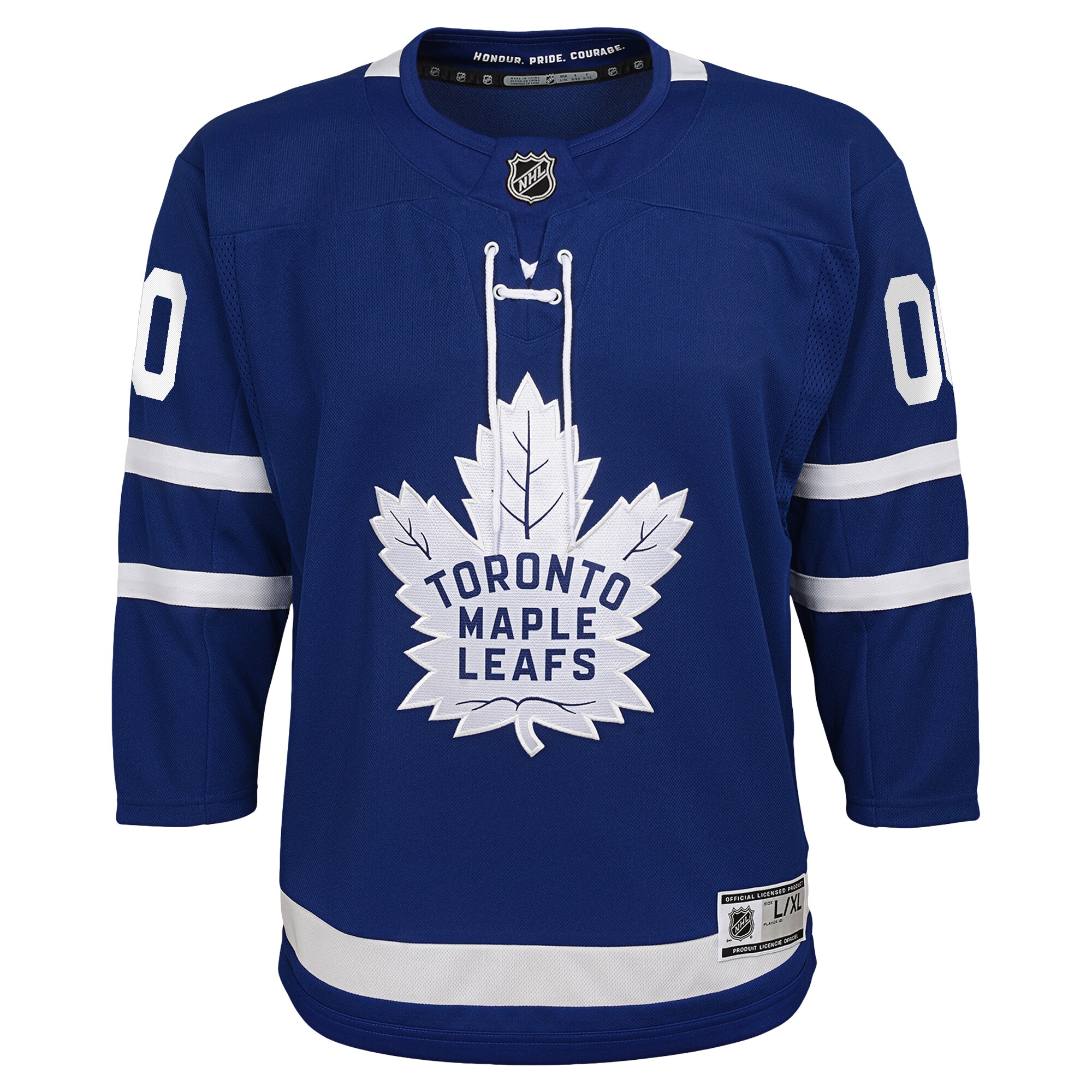 Toronto Maple Leafs Youth Home Premier Custom Jersey – Blue