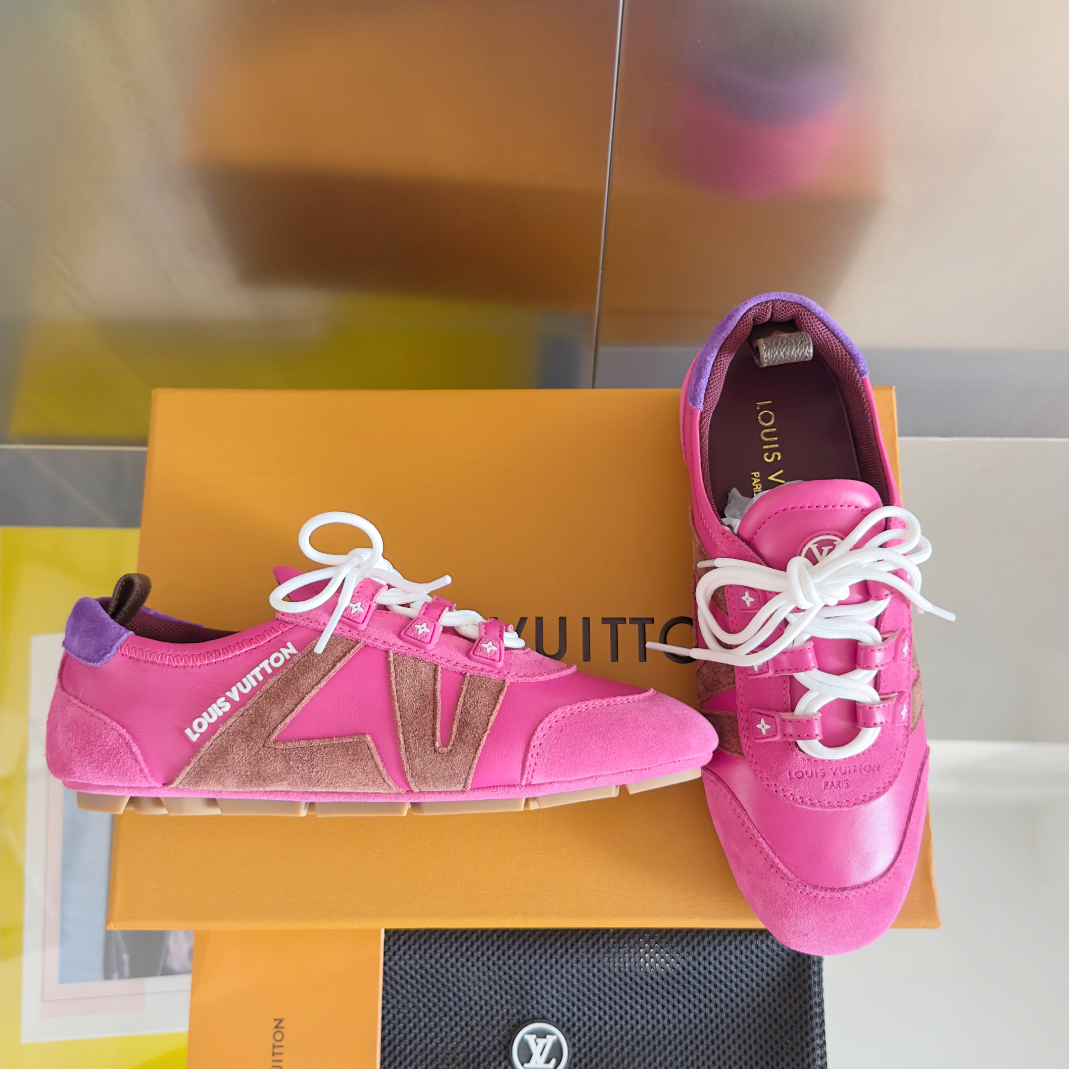Louis Vuitton Sneakerina Pink & Purple – Women’s Ballet-Inspired Slim Sneakers