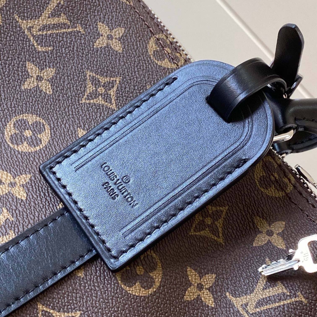 Louis Vuitton Keepall Bandoulière 55 Monogram Macassar 55cm M56714