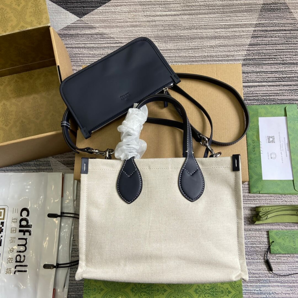 Gucci Mini Tote Bag With Gucci Print
