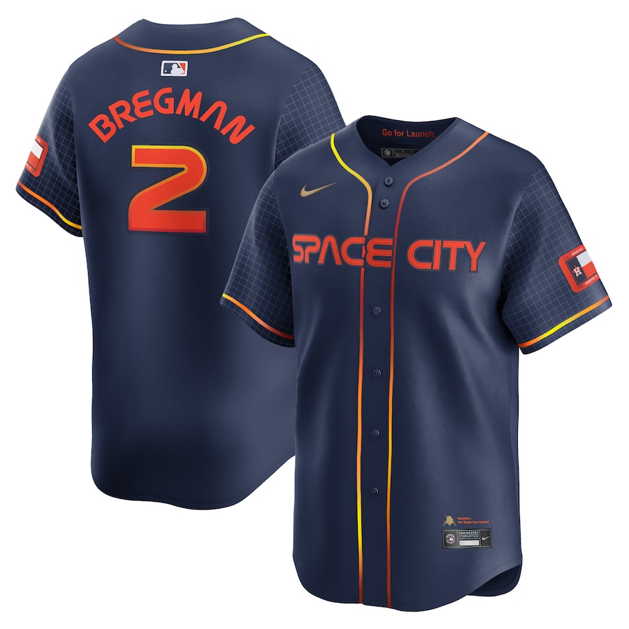 Alex Bregman Houston Astros City Connect Limited Player Jersey Navy