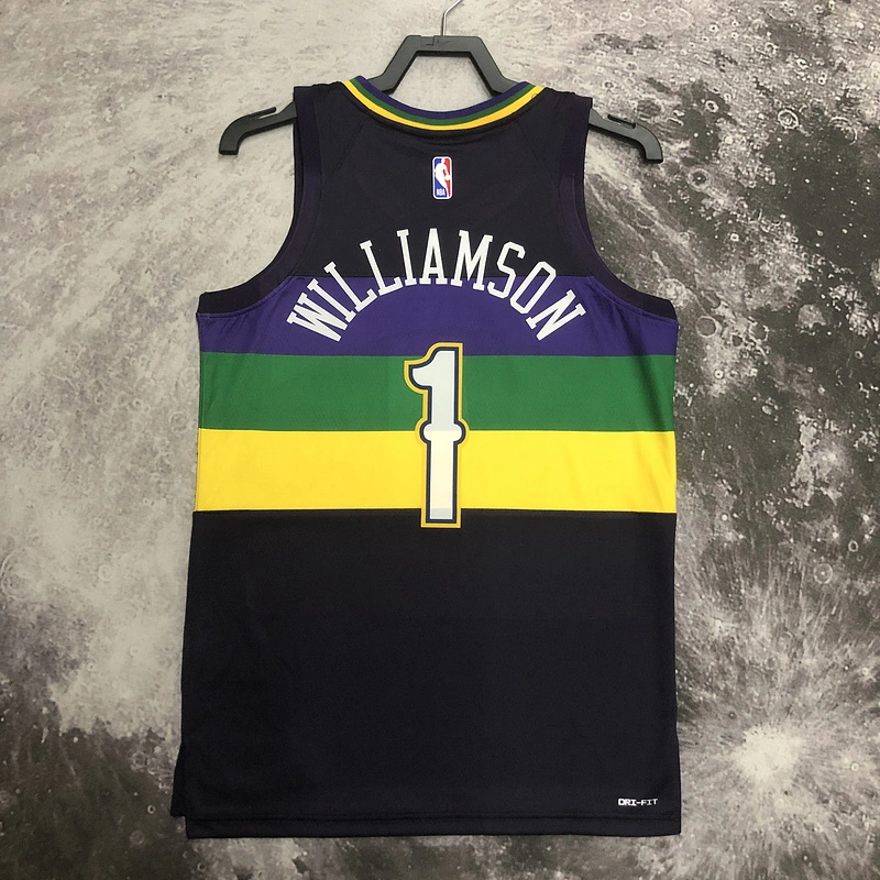 2023 NBA New Orleans Pelicans 1 WILLIAMSON Basketball Jersey
