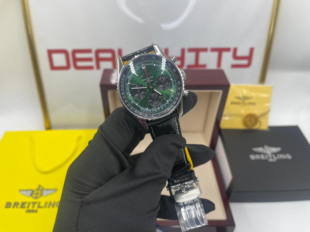 Breitling Navitimer B01 Chronograph Green Dial 46mm