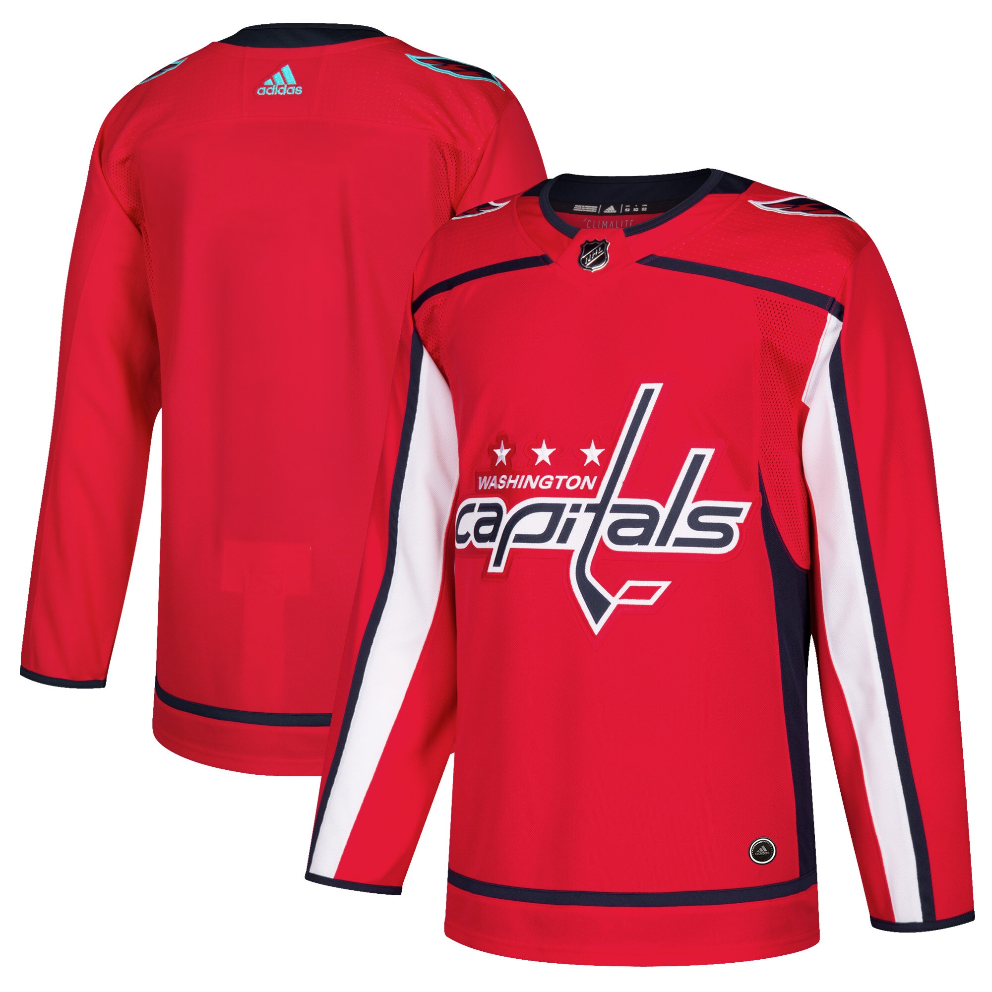Washington Capitals adidas Home Authentic Blank Jersey – Red