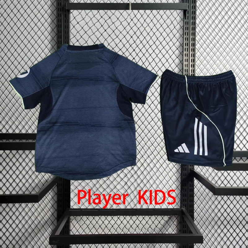 Player 2025-26 Real Madrid Away Kids football jersey Player KIDS