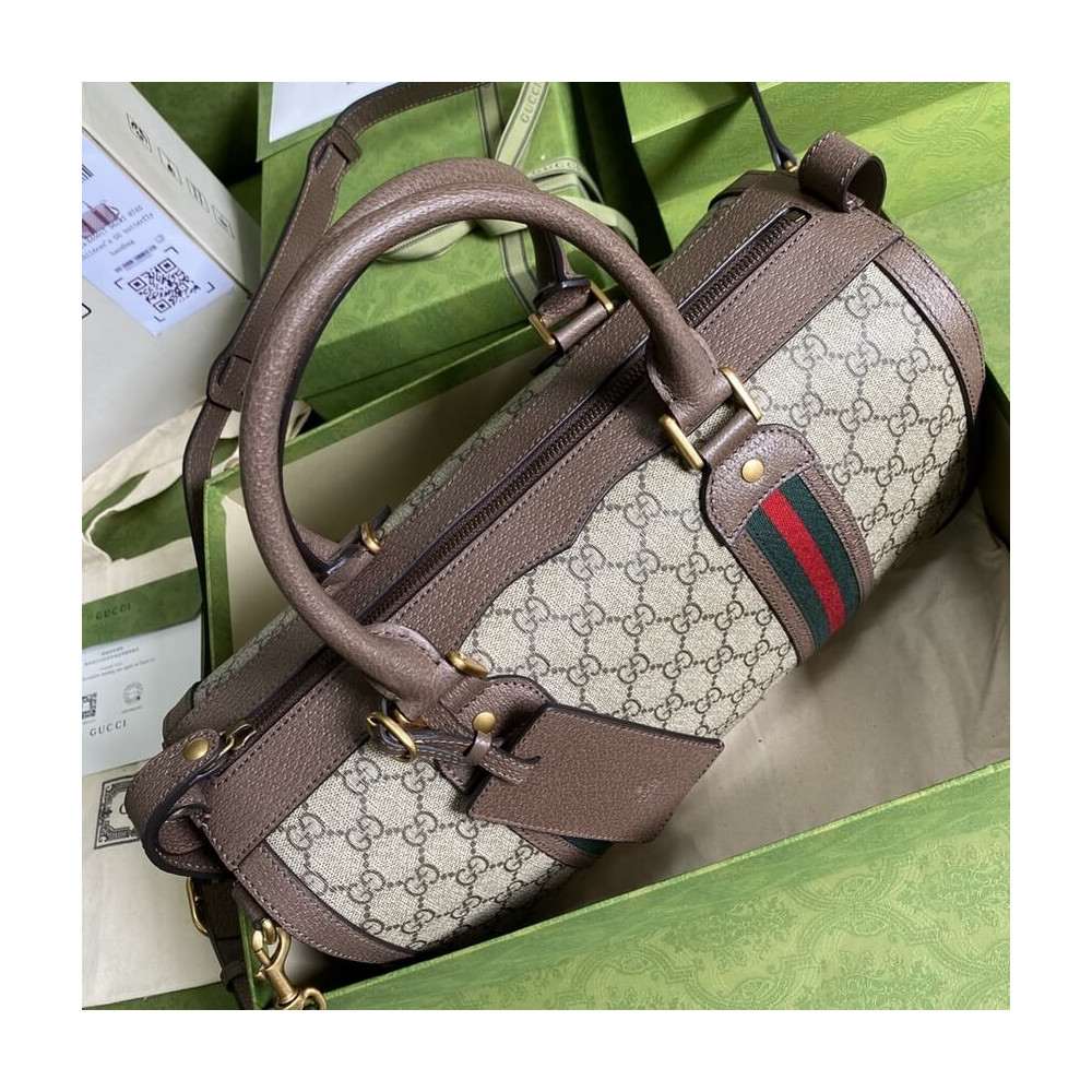 Gucci GG Small Duffel Bag With Web