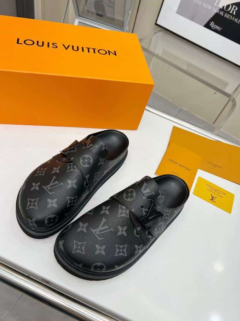 Louis Vuitton Lv Easy Mule Monogram Eclipse 1A8Wir