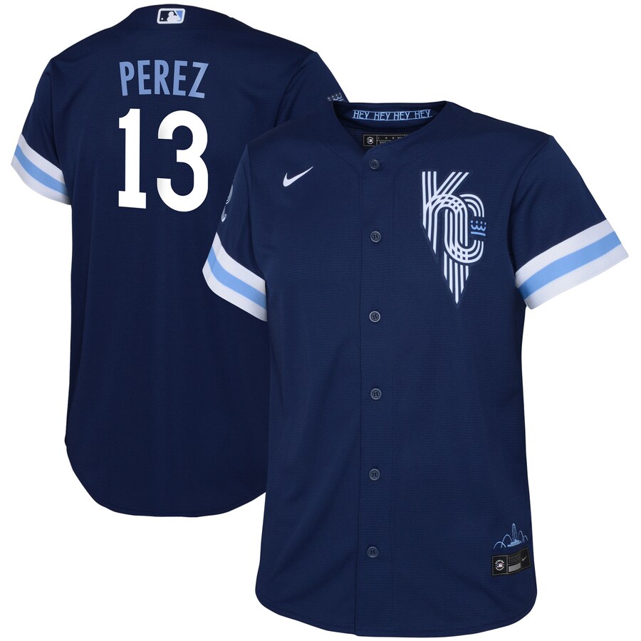 Salvador Perez Kansas City Royals Toddler City Connect Player Jersey Navy