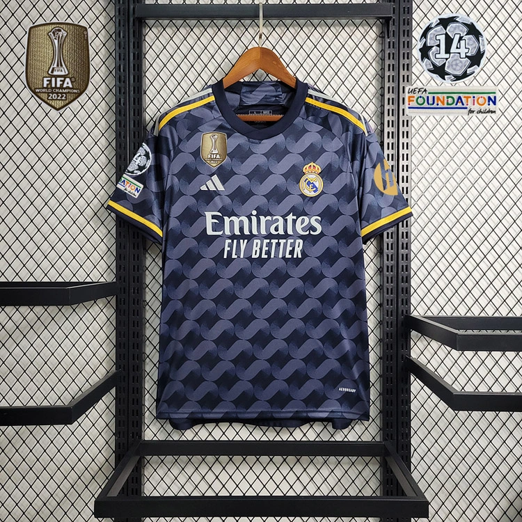 2023-24 Real Madrid away VALVERDE MODRIC VINI JR. BELLINGHAM CARVAJAL Football jersey